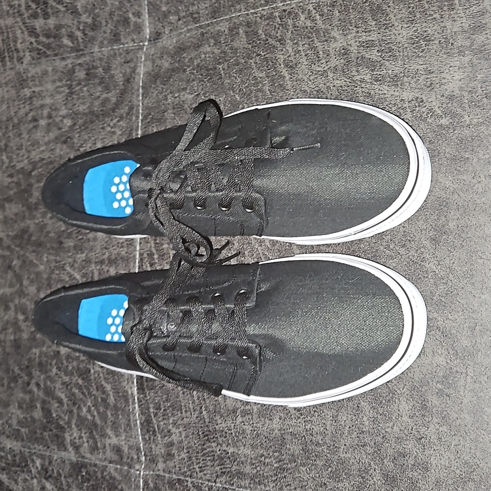 Mens Kustom Layday Shoes Black Granite color